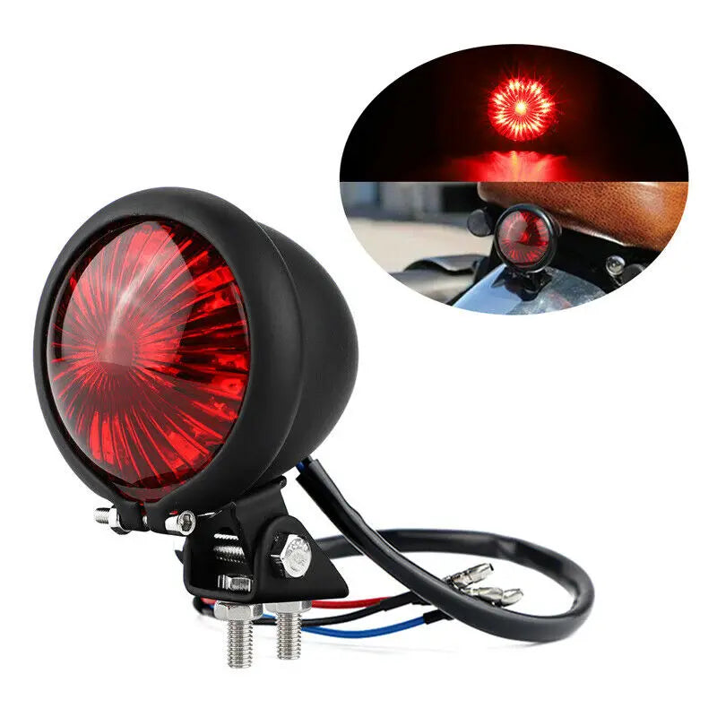 Motorcycle LED Rear Tail Light Brake Stop Lamp Moto LED Tail Light for Bobber Chopper Cafe