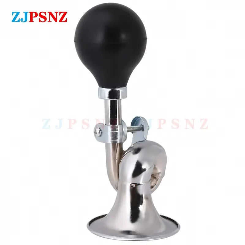 Bicycle Horn Safe Bell Ring Handlebar Non-Electronic Trumpet Cycling Loud Bells Alloy Retro Trumpet Air Honking Bike Accessories