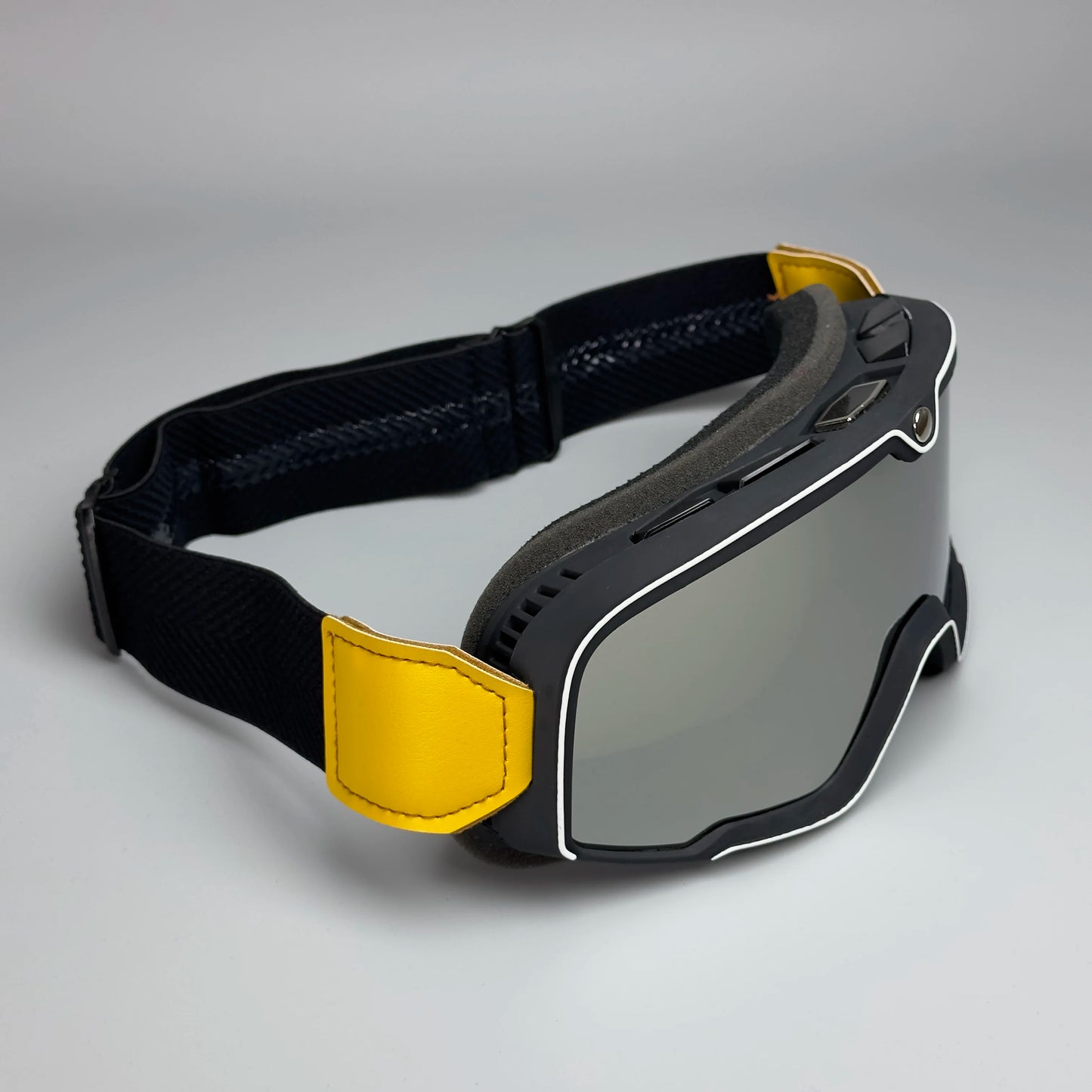 Motorcycle Glasses Windproof Motorcycle Helmet Glasses Sunglasses Retro Universal Leather Retro Motorcycle Accessories
