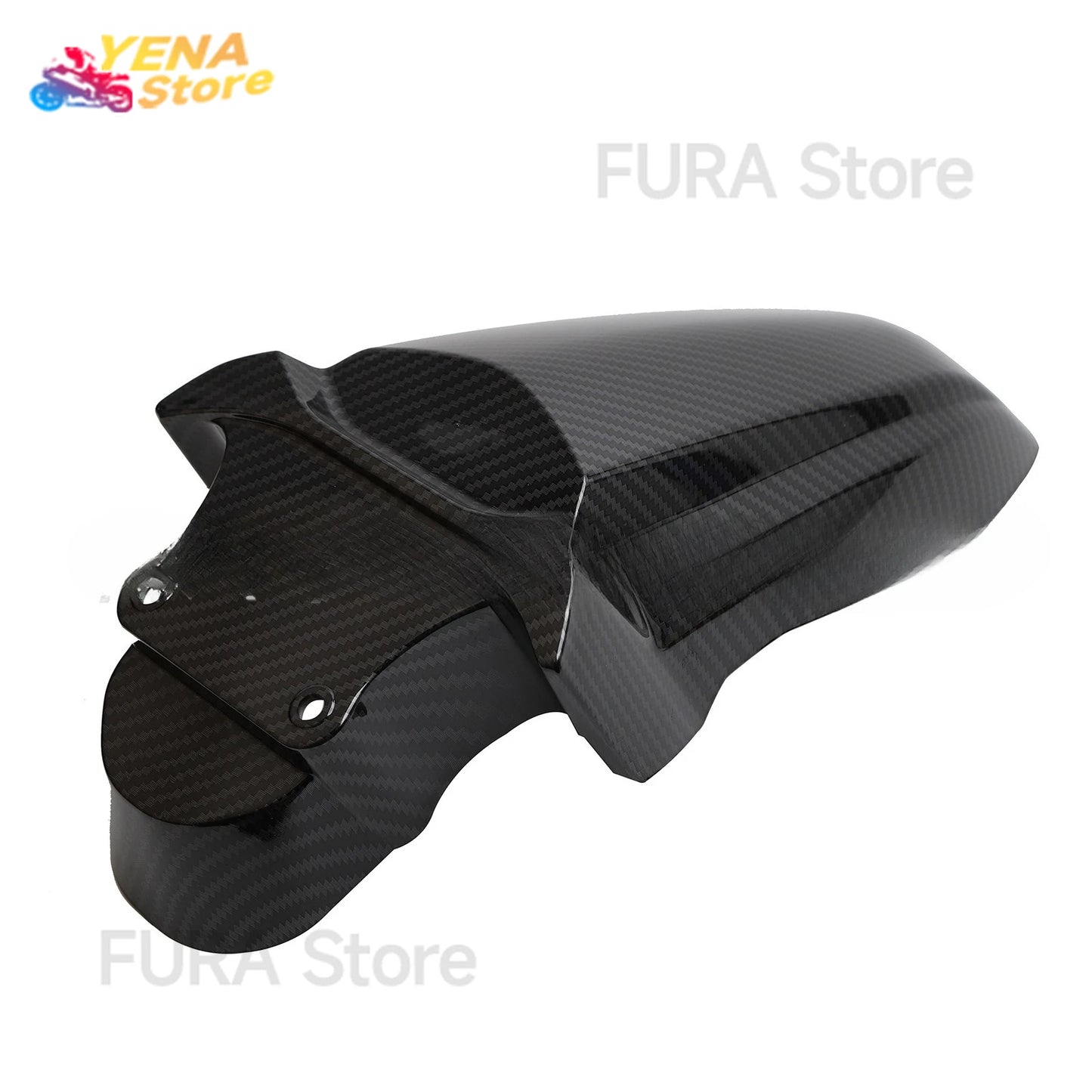 The carbon fiber motorcycle front mudguard is suitable for the Zuma Tank 150CC motorcycle modification accessories