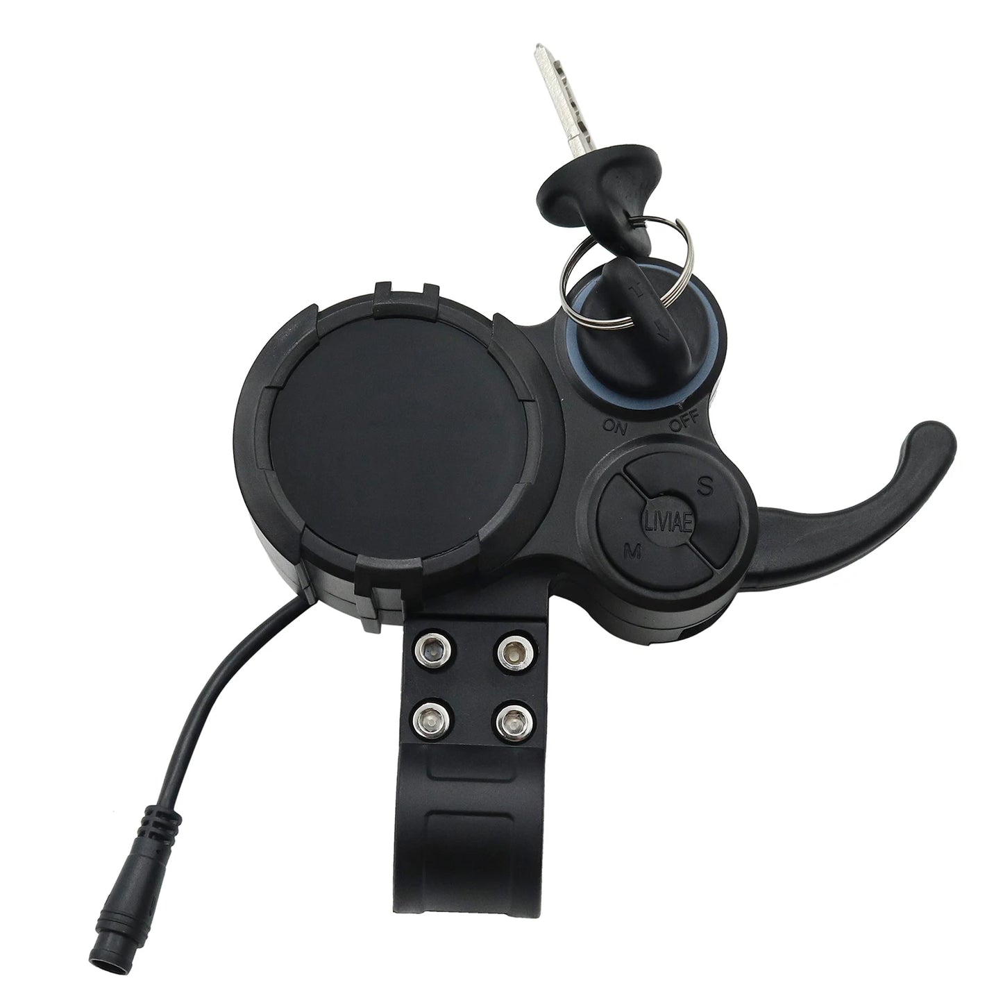 With Locking LCD Monitor Instrument Accelerator For 48V-60V Smart Brushless LIVIAE Controller Electric Scooter Accessory