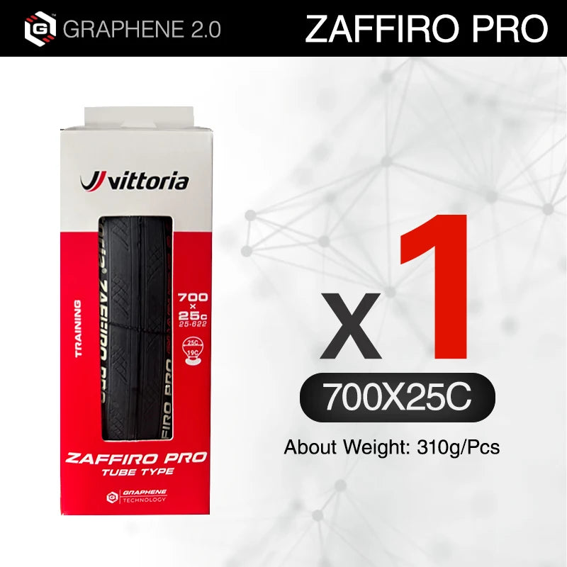 Vittoria ZAFFIRO PRO Road Tires 700×25C/28C Graphene 2.0 60TPI Training Tire Clincher Foldable 700C Bike Cycling Tyres 700x25 Tube Foldable China