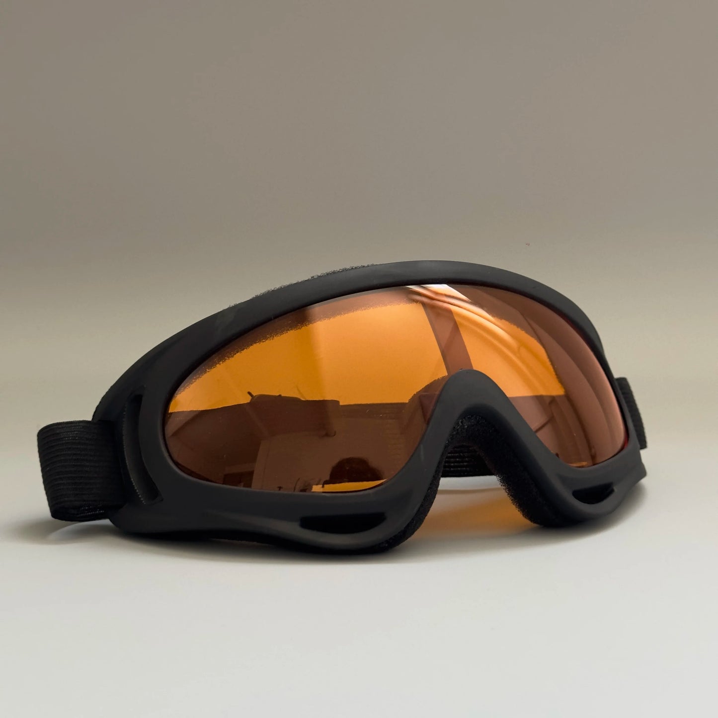 Windproof Mask Goggle HD Motorcycle Outdoor Sport Glasses Eyewear Riding Motocross Summer UV Protection Sunglasses X400-ORANGE