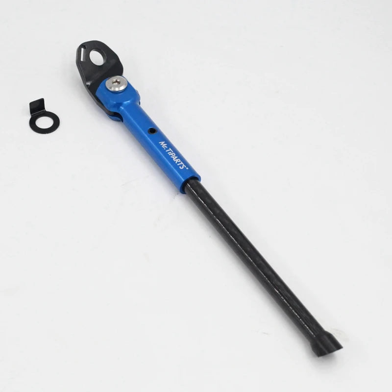 P line T line Kickstand for Brompton Folding Bicycle Special Carbon Fiber Foot Support Kickstand carbon blue