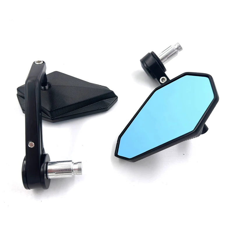 17-22mm Bar End Mirror For Motorcycle Aluminum Alloy Mirror Universal For Suzuki SV 400 650 CFMOTO 250NK Honda Hornet CBR Ducati