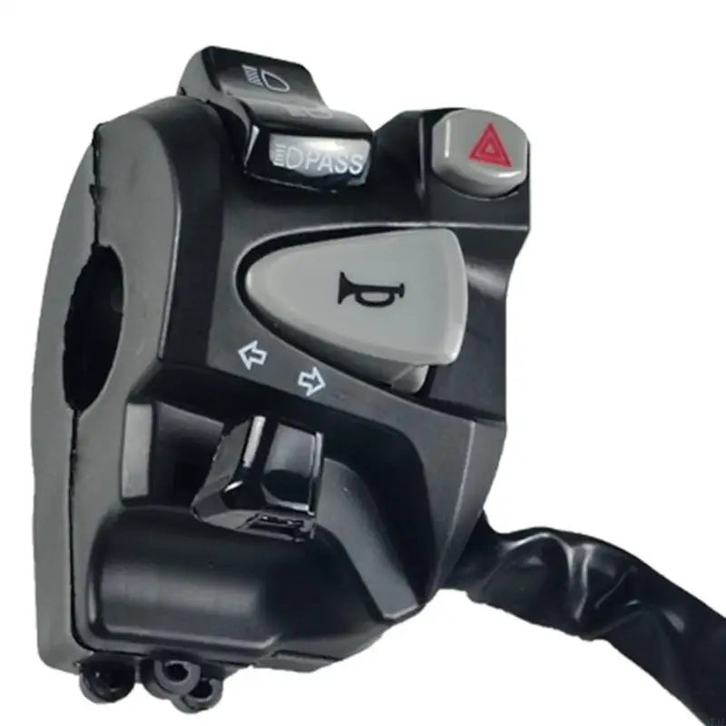 37JE Motorcycle Horn Turn Signal Switch 22mm Handlebar Switch Replacement High/Low Beam Control Switch Button for 150