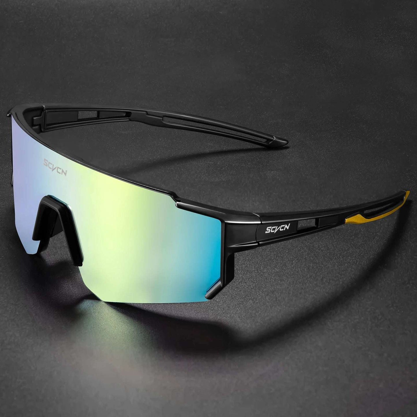 SCVCN UV400 Cycling Glasses for Men MTB Sunglasses Mountain Bike Bicycle Eyewear Women Sports Goggles Road Speed Skating