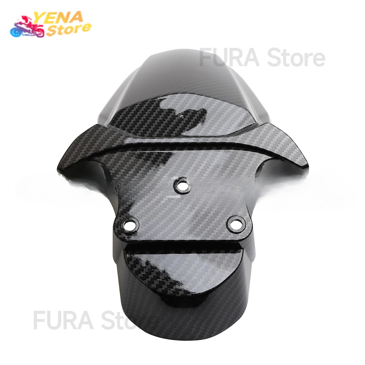 The carbon fiber motorcycle front mudguard is suitable for the Zuma Tank 150CC motorcycle modification accessories