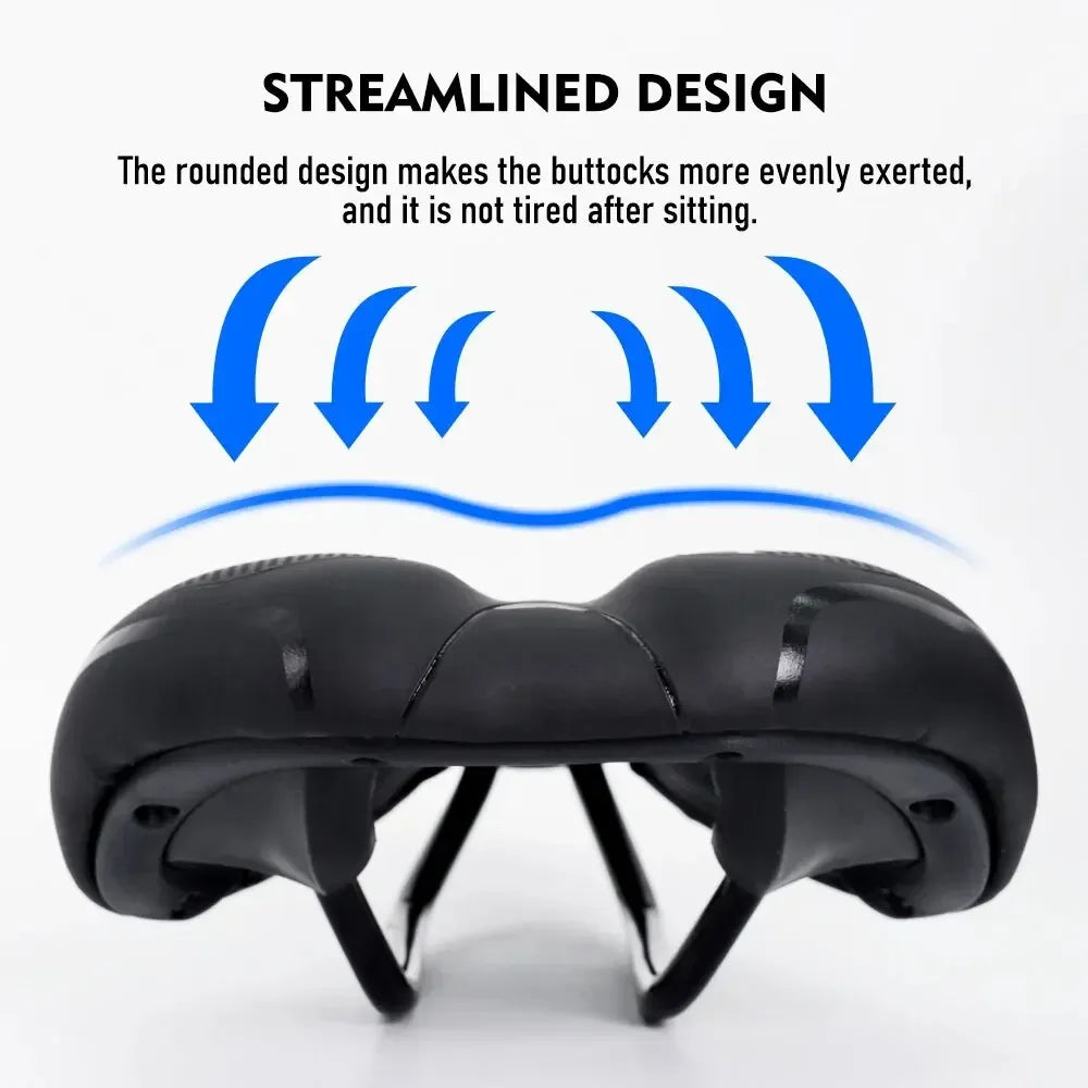 BKPTX Bicycle Saddle Race Saddle MTB Road Bike Seat Hollow Comfortable Cycling Cushion Exercise Bike Saddle for Men and Women