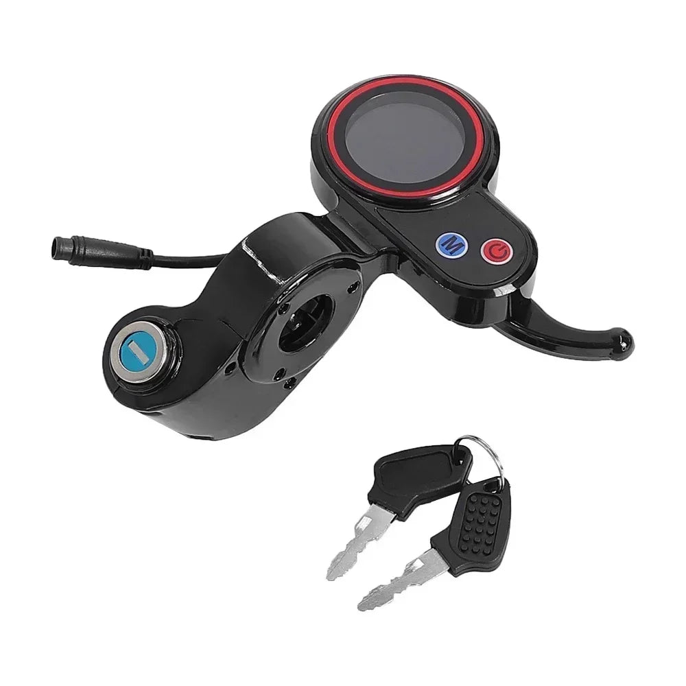 6 Pin LCD Display For Hitway H5 Electric Scooter Kickscooter Display With Locking Instrument Accessories Dashboard Part