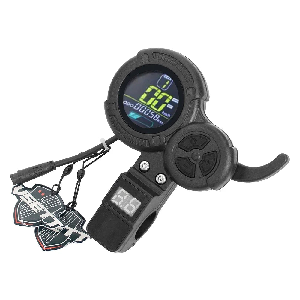 LCD Accelerator Throttle for VSETT 8 8+ 9 9+ For ZERO 8 9 10 8X 10X Z8PRO Electric Scooter Display Throttle Speedmeter Odometer