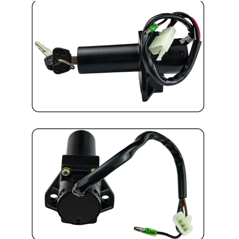 Upgraded Motorcycle Ignition Switch Lock Suitable for YBR125 Motorbike Rustproof Anti Theft Protection Long Lasting Security