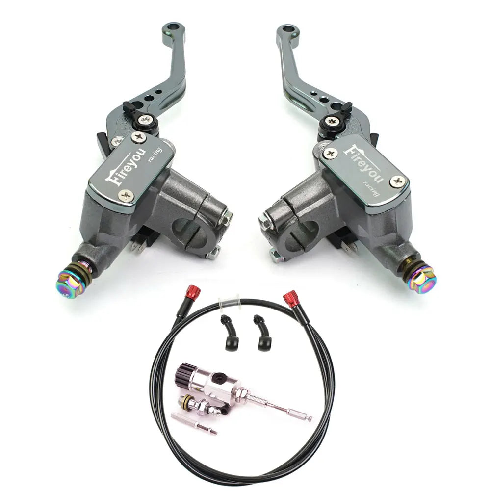 22mm Motorcycle Hydraulic Clutch Kit Brake Master Cylinder Kit For Honda Yamaha Kawasaki Suzuki Dirt Bike Sport Bike Scooter
