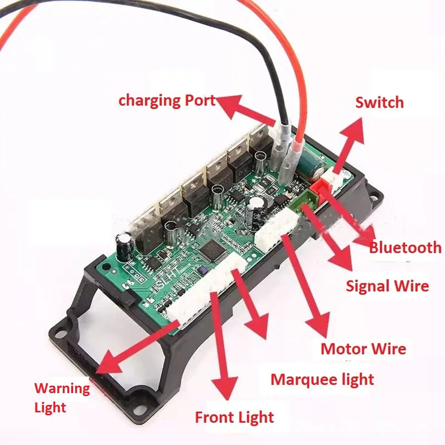 Dual System Electric Balancing Scooter 36V Hoverboard Motherboard Controller Control Board With Bluetooth Board One Set