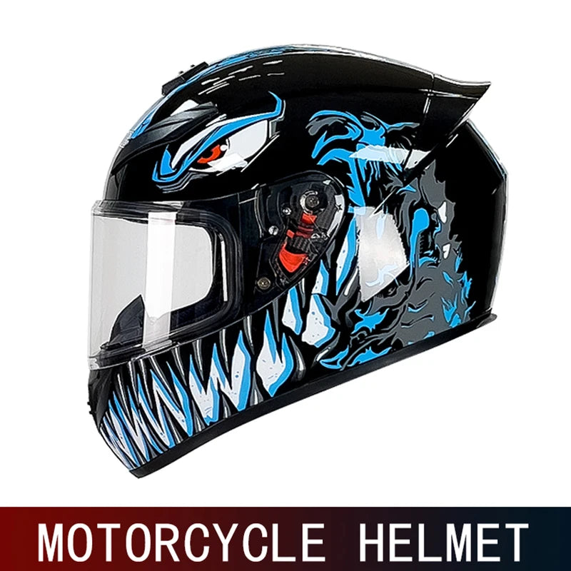 DOT men's motorcycle helmet full helmet sunshade retro arcade car full helmet four seasons