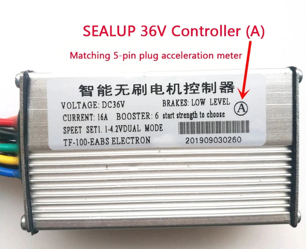 36V 16A 48V 20A Brushless Motor Controller TF-100 LCD Display Meter for Kugoo M4 Electric Scooter Bike Modification TF-100 36V 16A A