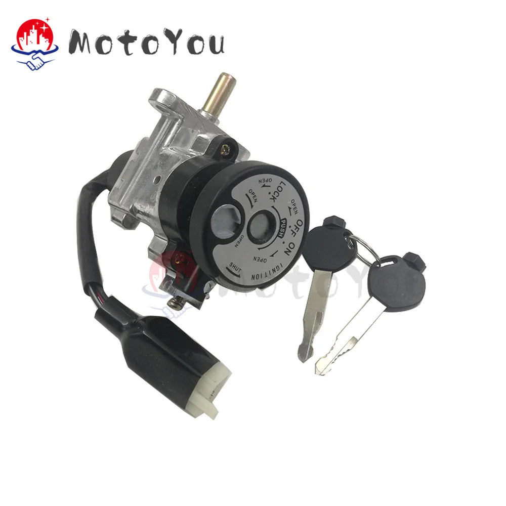 Motorcycle Parts Scooter For Yamaha BWS125 Zuma125 Yw125 5S9-WH203-02-00 BW's125 Zuma 125 Ignition Switch Lock Key Set 4 Wires