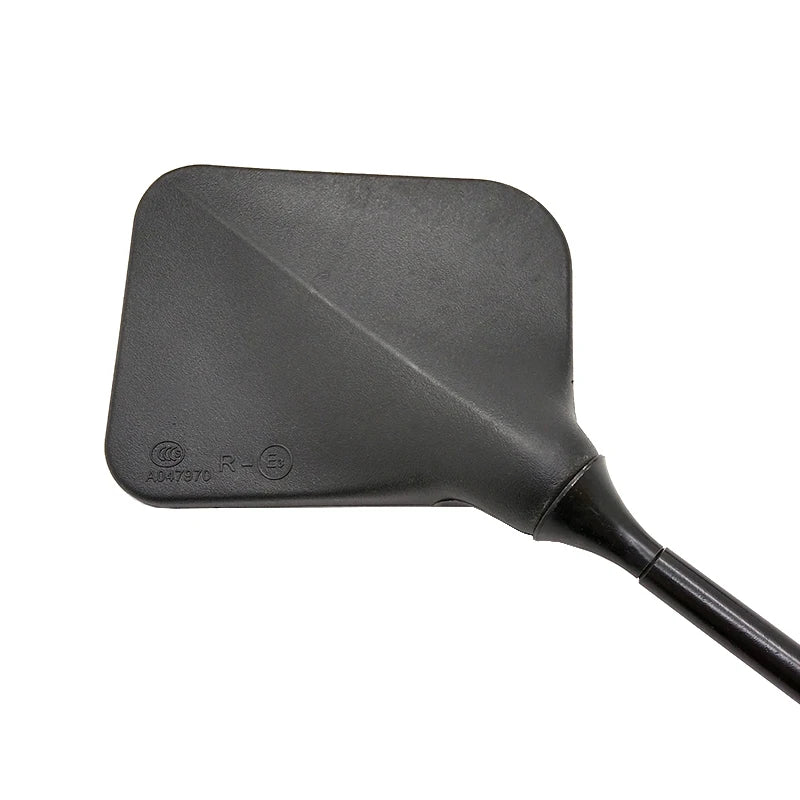 2PCS Black Square Motorcycle Mirrors - Universal Dual Sport Side Mirrors for All Bikes (Plastic Adjustable)