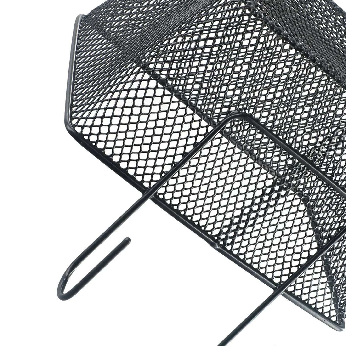 1pc E-bike Metal Mesh Bike Basket Front Handlebar Shopping Storage Kids 25x17x15CM E-Scooter Bicycle Front Handlebar Basket