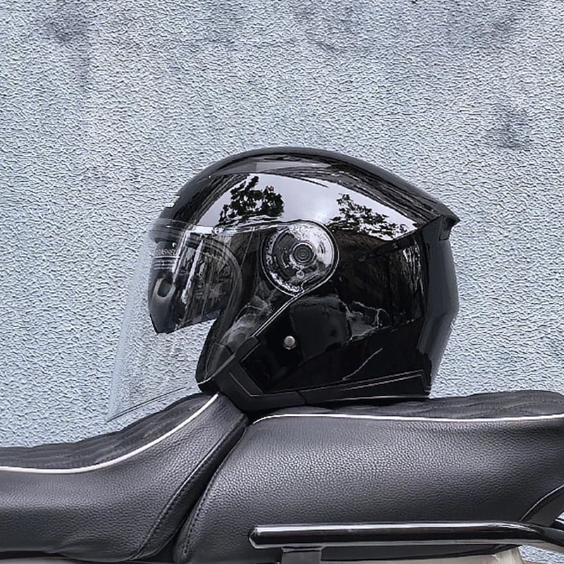 Motorcycle Helmet Male Female Four Seasons capacete moto Double Lens