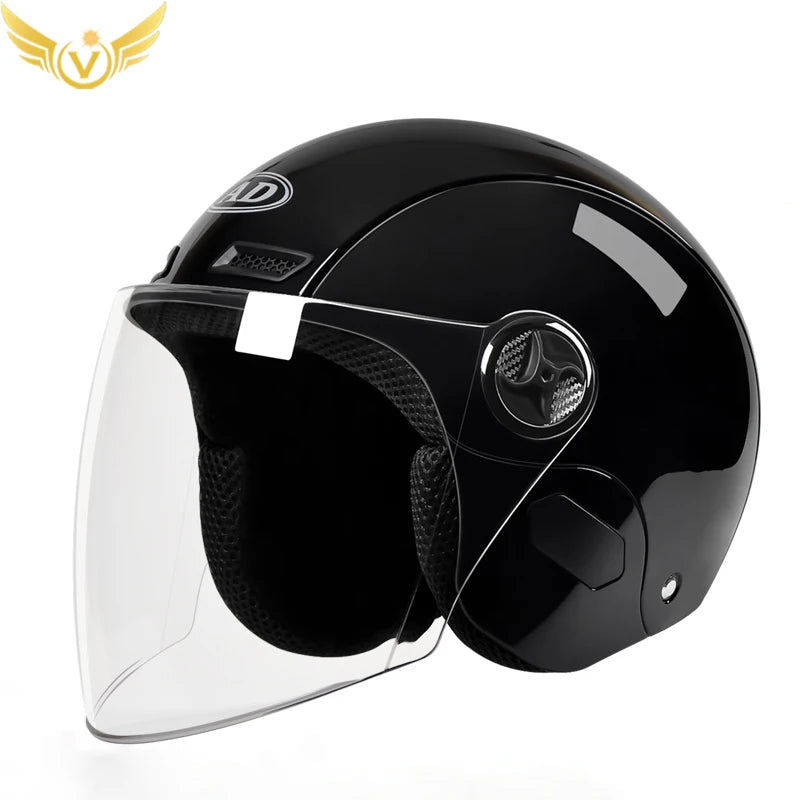 Electric Women Motoctcle Helmet Moped Helmets With Visors Pink Summer For Vespa Bicycle 8
