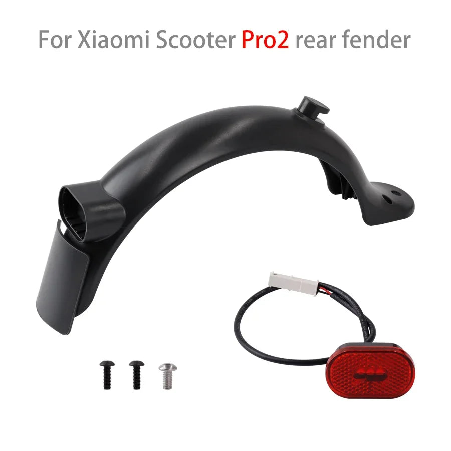 Rear Mudguard for Xiaomi 3 M365 Pro PRO 2 1S Electric Scooter Skateboard Tire Splash Mud Guard Bracket Set Back Taillight Fender normal fender set