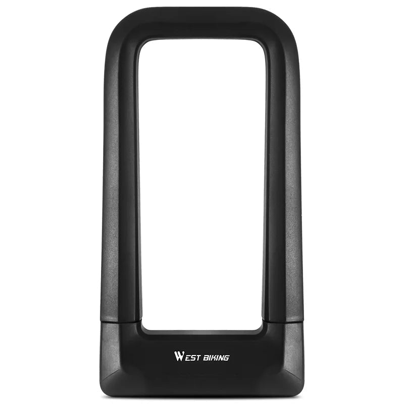 WEST BIKING Bicycle U-lock Thicken Zinc Alloy Anti-theft Safety Lock Motorcycle E-bike Scooter Bike Lock Cycling Accessories