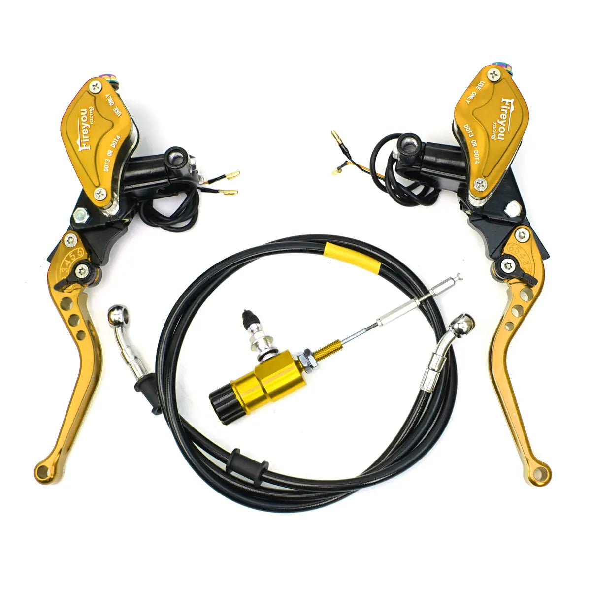 22mm Motorcycle Hydraulic Clutch Kit Brake Master Cylinder Kit For Honda Yamaha Kawasaki Suzuki Dirt Bike Sport Bike Scooter