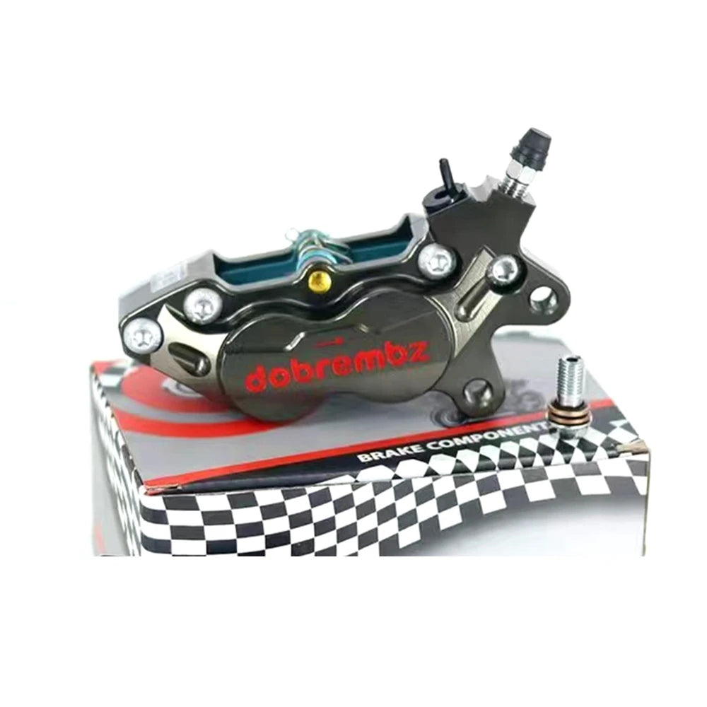 Universal Motorcycle Brake Caliper Axial Brake Pump 4Piston 40mm Mounting For Honda Kawasaki Yamaha RSZ M3 NIU Scooter Dirt Bike
