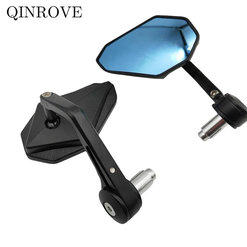 17-22mm Bar End Mirror For Motorcycle Aluminum Alloy Mirror Universal For Suzuki SV 400 650 CFMOTO 250NK Honda Hornet CBR Ducati
