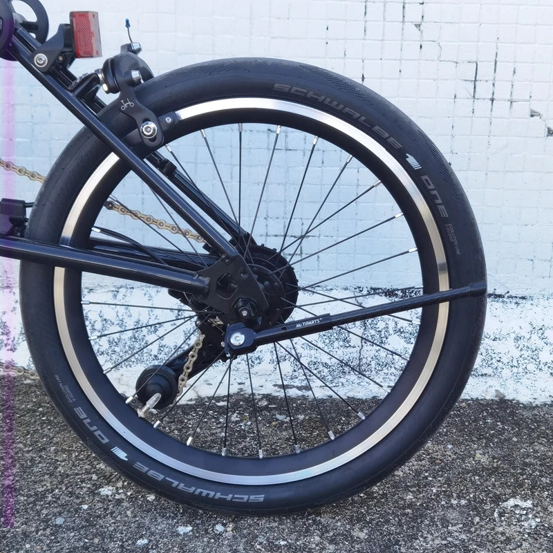 P line T line Kickstand for Brompton Folding Bicycle Special Carbon Fiber Foot Support Kickstand