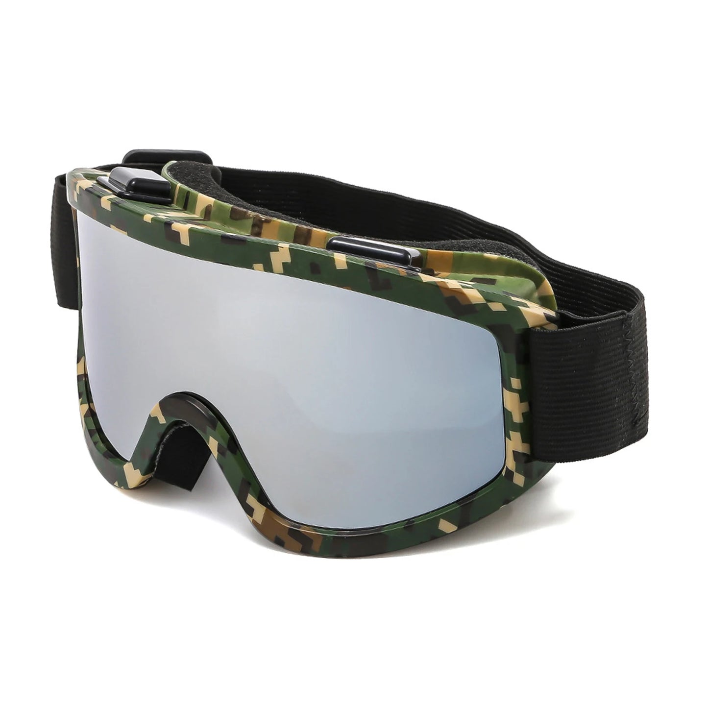 Large Frame Ski Goggles with Colorful Lens Anti-Collision Anti-Glare Lens Outdoor Sport Snow Snowboard for Snowboarding Skiing 5