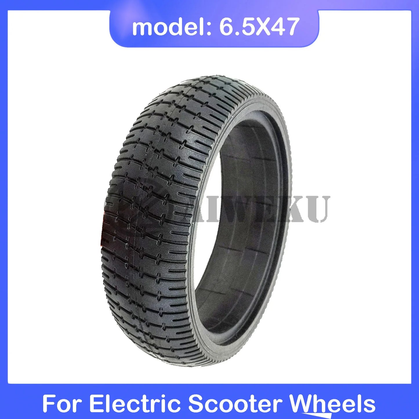 6.5 inch Solid Tire 6.5x47 Solid Tubeless Tyre for Mini Electric Scooter Balancing Scooter Parts