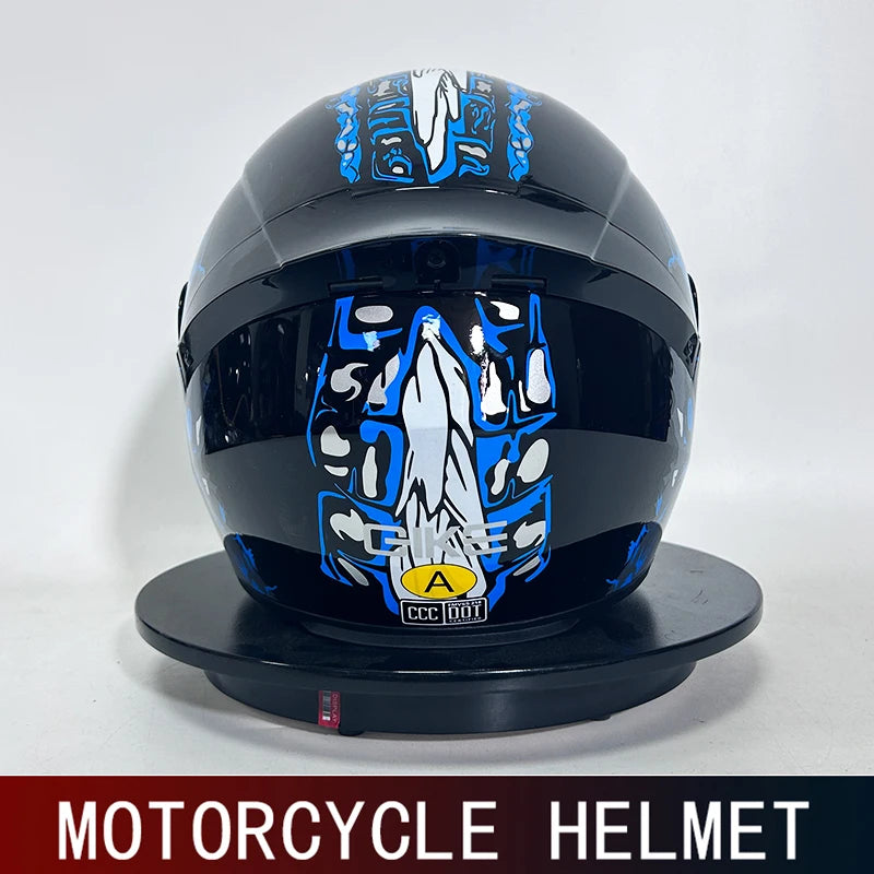 DOT men's motorcycle helmet full helmet sunshade retro arcade car full helmet four seasons