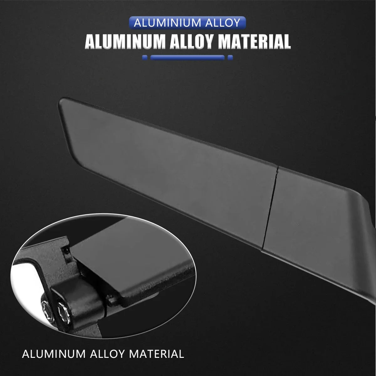 Motorcycle Side View Mirror For Kawasaki Z1000 Z900 Z800 Z750 Z650 Z400 Z300 Z250 Z125 Rearview Mirrors Kits Rotate Adjustable
