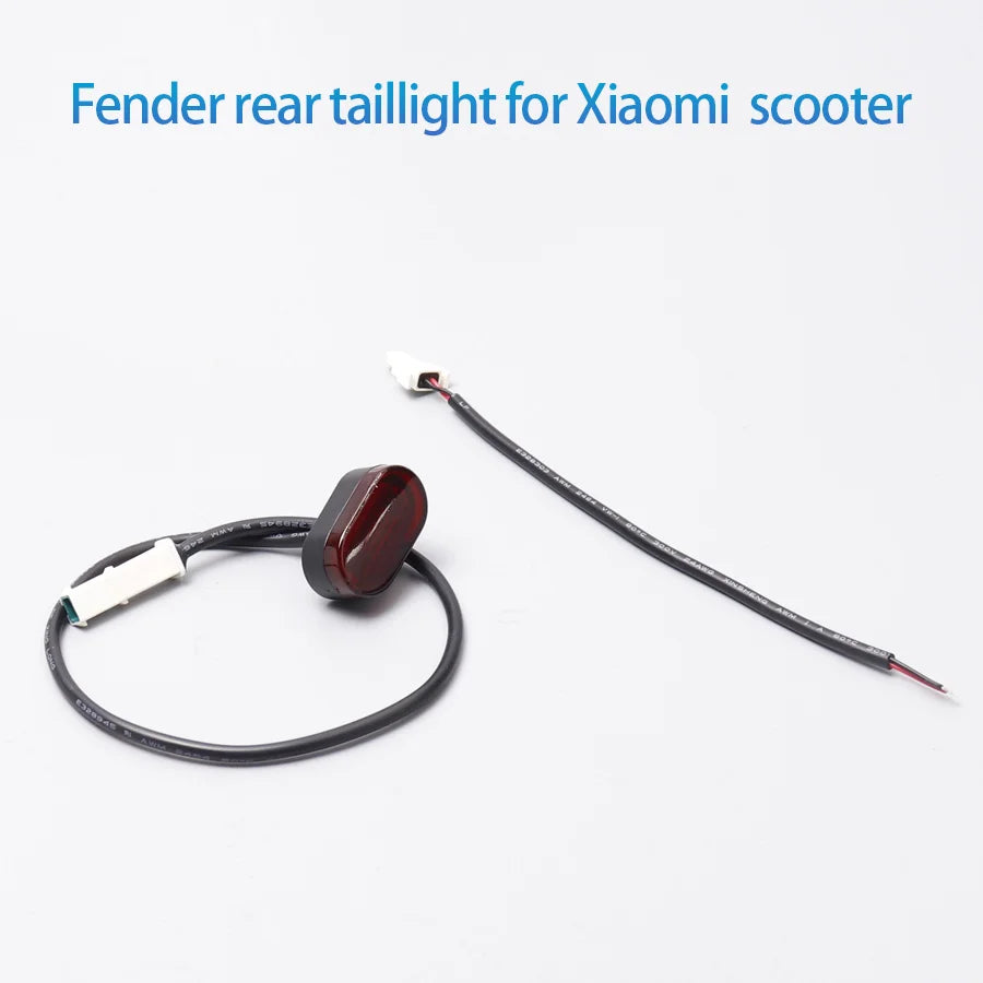 Front Rear Fender For xiaomi M365 / Pro Electric Scooter Taillight Battery Powered Warning Light Lamp Tyre Splash Mudguard Parts LIGHT-C