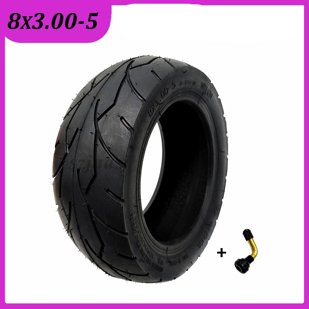 Original 8x3.00-5 Tire for Kaabo Mantis 8 Pro Electric Scooter Tubeless Vacuum Tyre