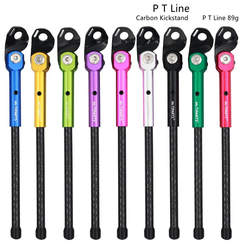 P line T line Kickstand for Brompton Folding Bicycle Special Carbon Fiber Foot Support Kickstand