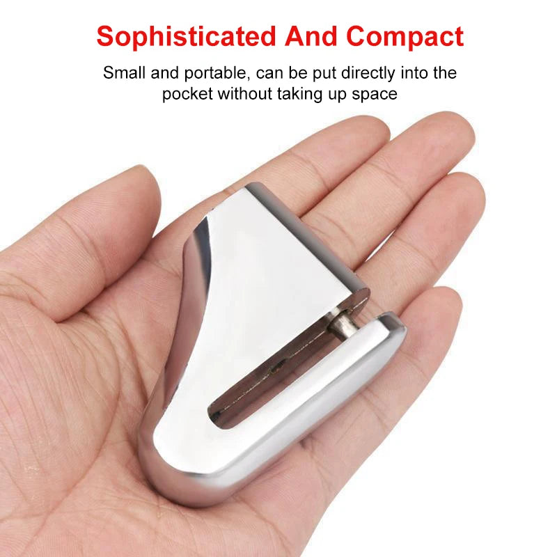 Motorcycle Waterproof Disc Brake Lock Anti-Theft Wheel Padlock with Keys for Motorcycles Scooter Moped Motorbike