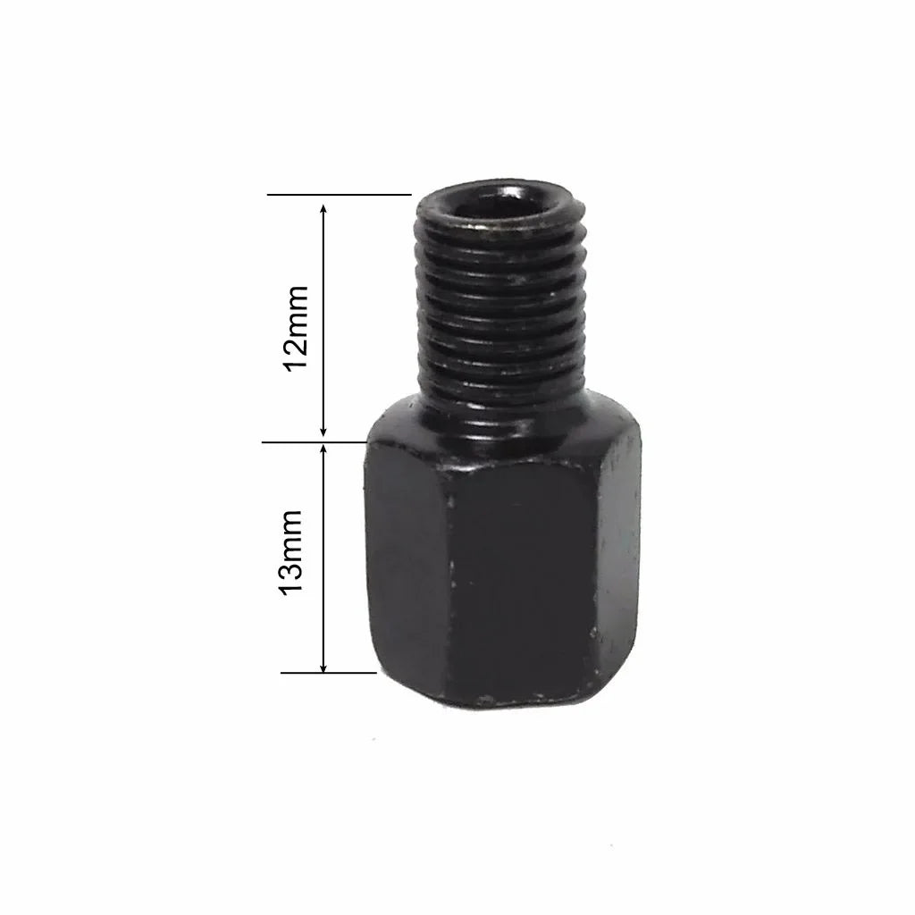 Black Mirror Adapter M10 M8 10MM 8MM Motorcycle Scooter Rearview Mirrors Adapters Right Left Hand Thread Conversion Bolt Screws