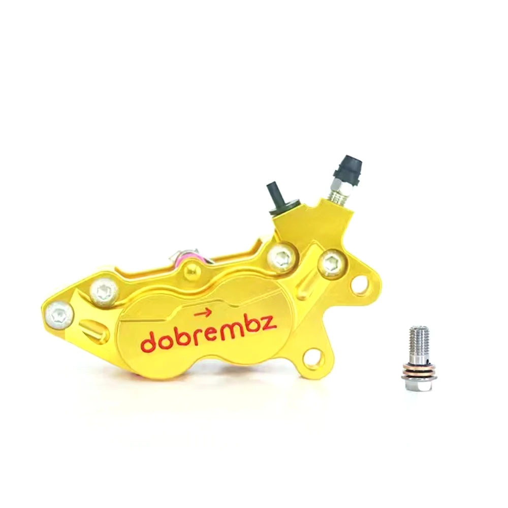 Universal Motorcycle Brake Caliper Axial Brake Pump 4Piston 40mm Mounting For Honda Kawasaki Yamaha RSZ M3 NIU Scooter Dirt Bike