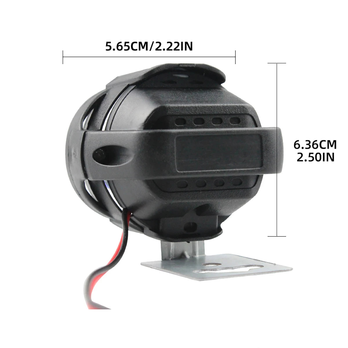 2PCS 6 LED Motorcycle Headlight Brightness Auxiliary Spotlights Scooters Waterproof Modified Light Bulbs Scooters Motor Headlamp