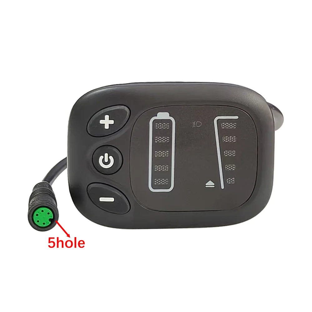 Electric Bicycle LED Display KD59E 36V/48V 5Hole Compatible With BaFang DPE08 For UART BaFang Protocol Controller