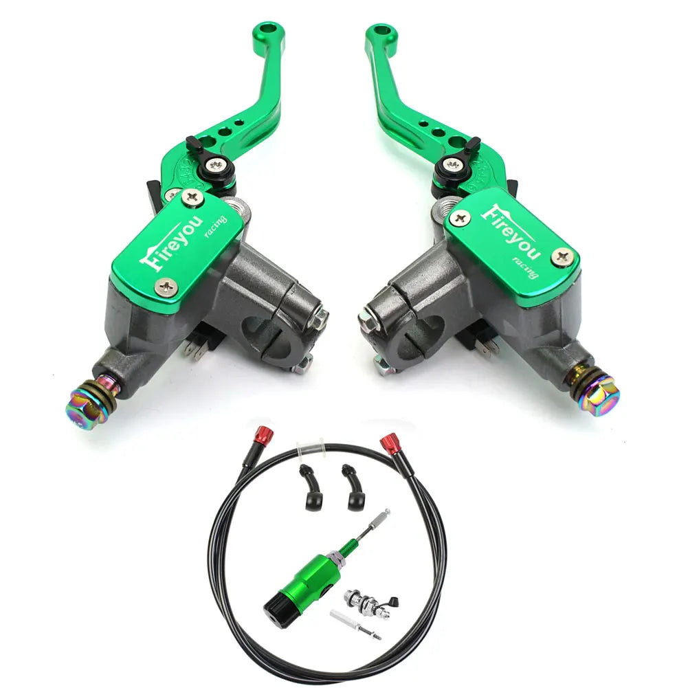 22mm Motorcycle Hydraulic Clutch Kit Brake Master Cylinder Kit For Honda Yamaha Kawasaki Suzuki Dirt Bike Sport Bike Scooter