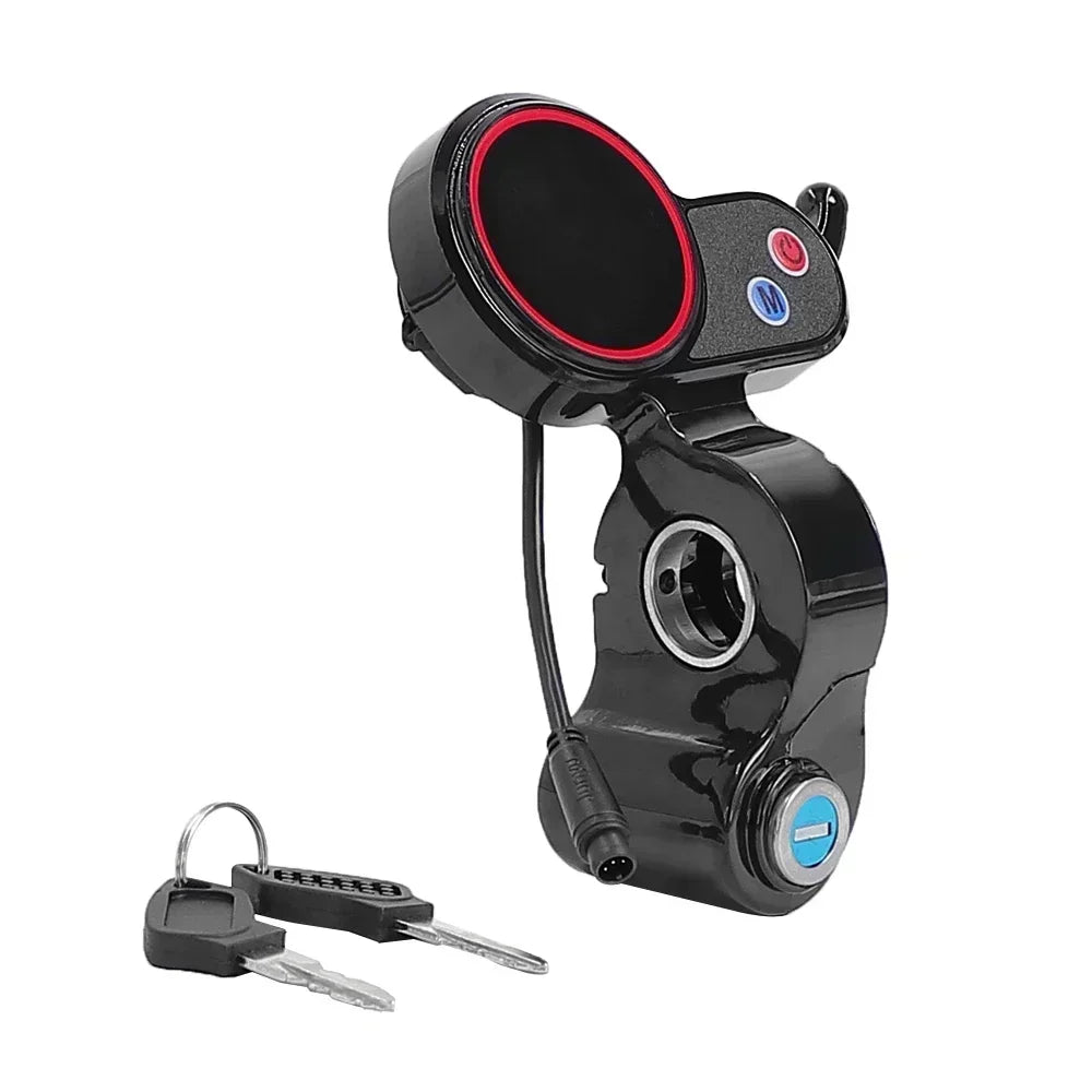 6 Pin LCD Display For Hitway H5 Electric Scooter Kickscooter Display With Locking Instrument Accessories Dashboard Part