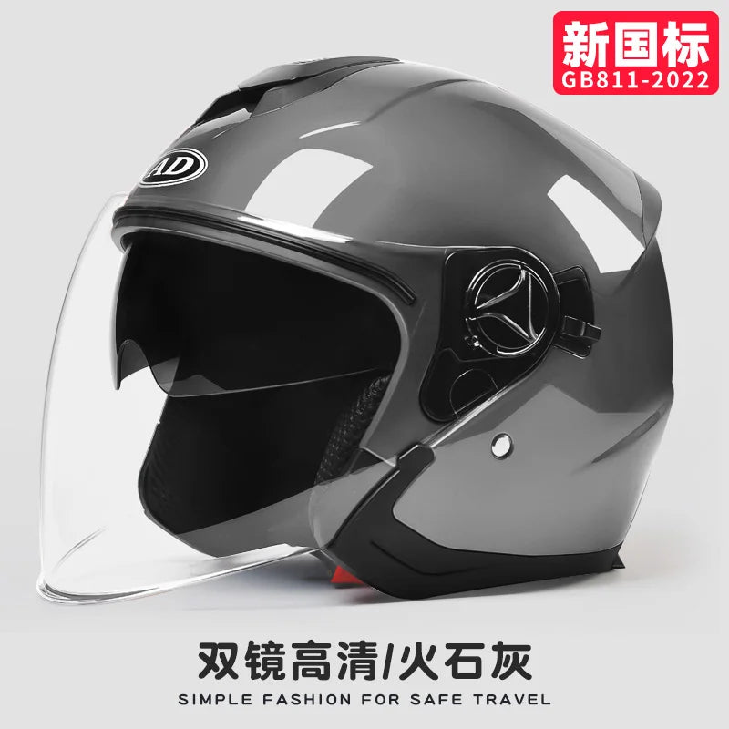 Electric Car Helmet Ladies Winter Warm Battery Car Helmet Four Seasons Motorcycle Half Helmet Male 668-10 China