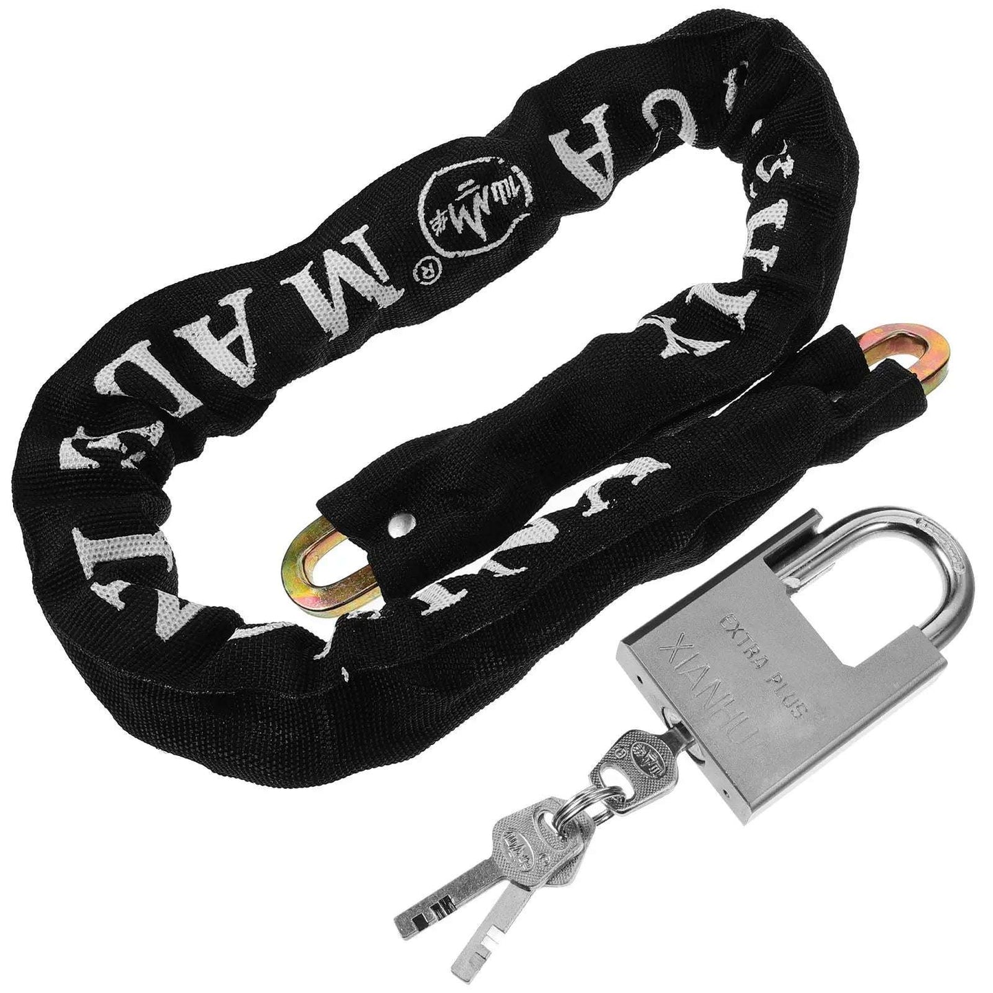 Mountain Bike Lock Motorcycle Locks High Security Anti Theft Code Horseshoe Cycling Parts Ring Chain Travel