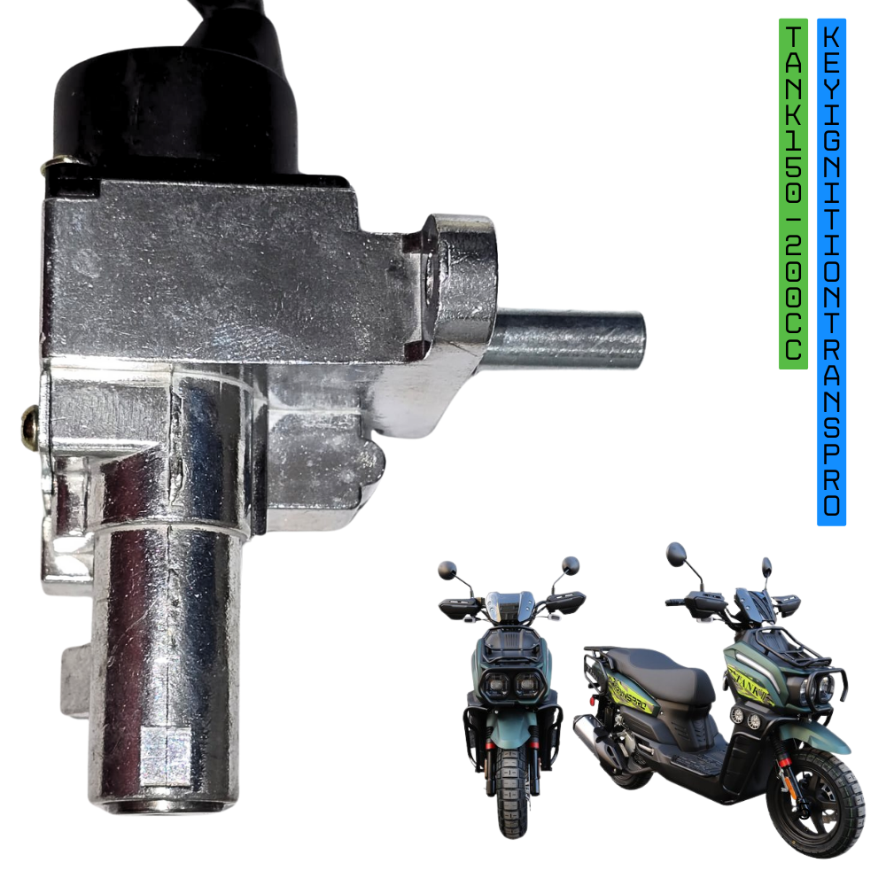 Transpro Tank 150-200cc Ignition Set β Durable Key Switch Replacement for Motorcycles