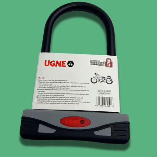 Shackle Lock 170x270mm Heavy Duty High-Security Anti-Theft Lock with Thick Shackle