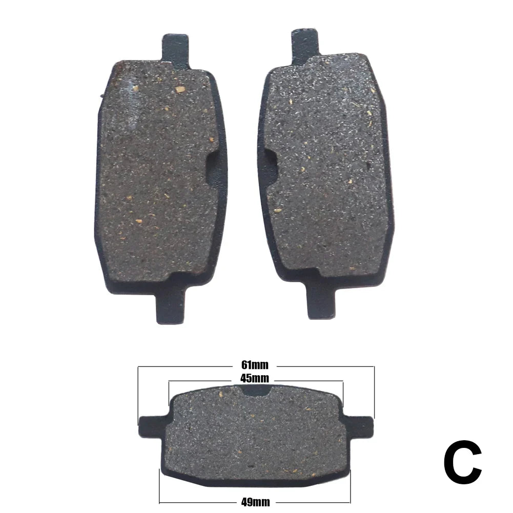 18-Type Hydraulic Brake Pads Set for Chinese Gas Bikes, Dirt Bikes, Taotao, Razor, T-Pro, Viper, Honda, Surron, Tektro, TRP & More